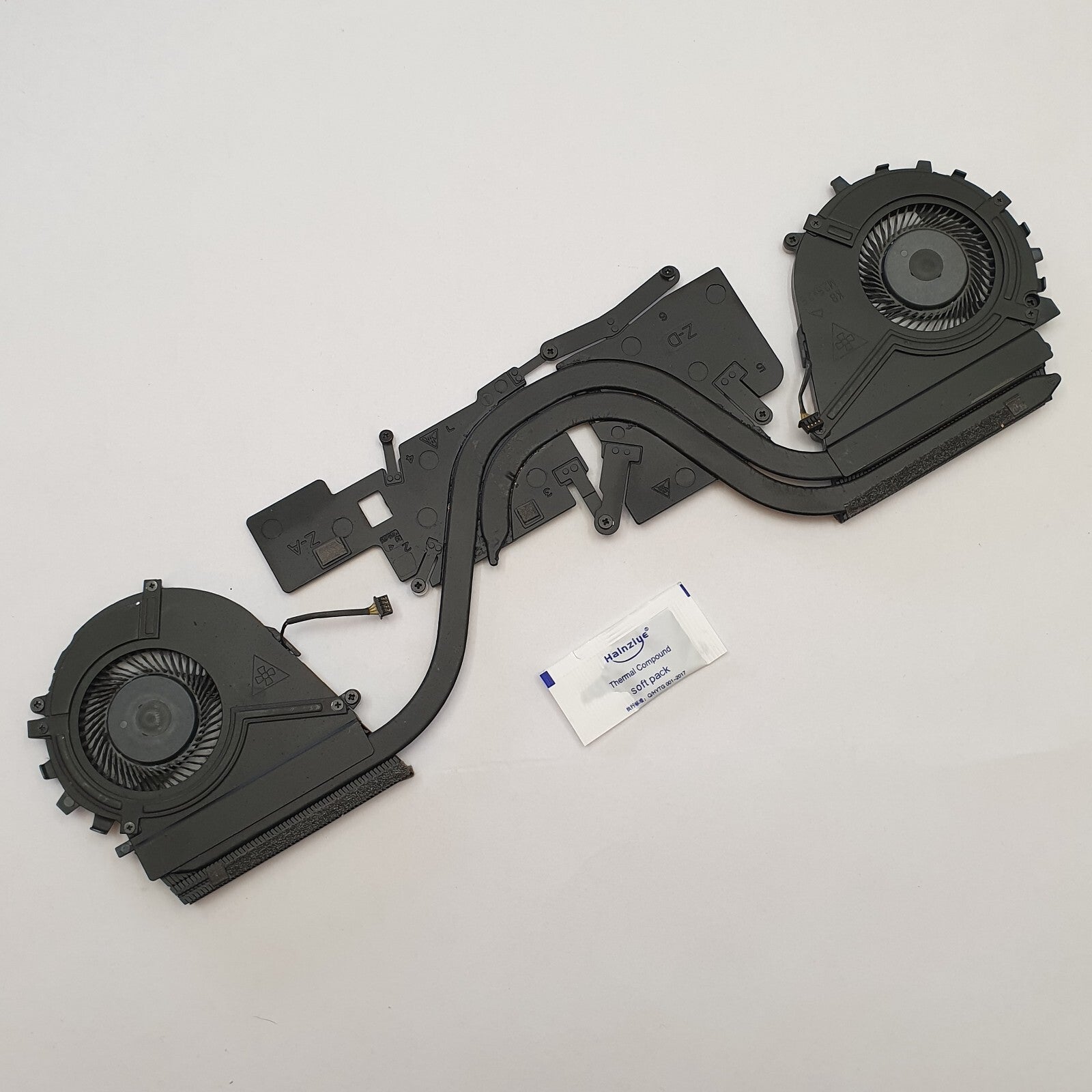 HP ZBook Studio G3 CPU GPU Kühler Lüfter Heatsink Fan mit Wärmeleitpaste