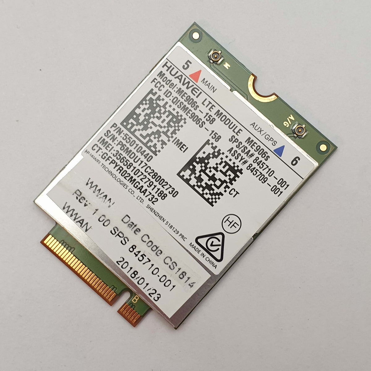 HP EliteBook X360 1030 G2 WWAN LTE Modul 4G Card