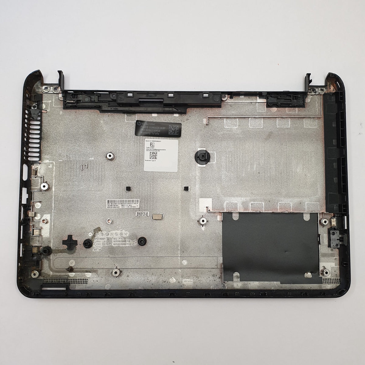 HP 14-ac Serie Unterschale Gehäuse Unterteil Bottom Base Cover