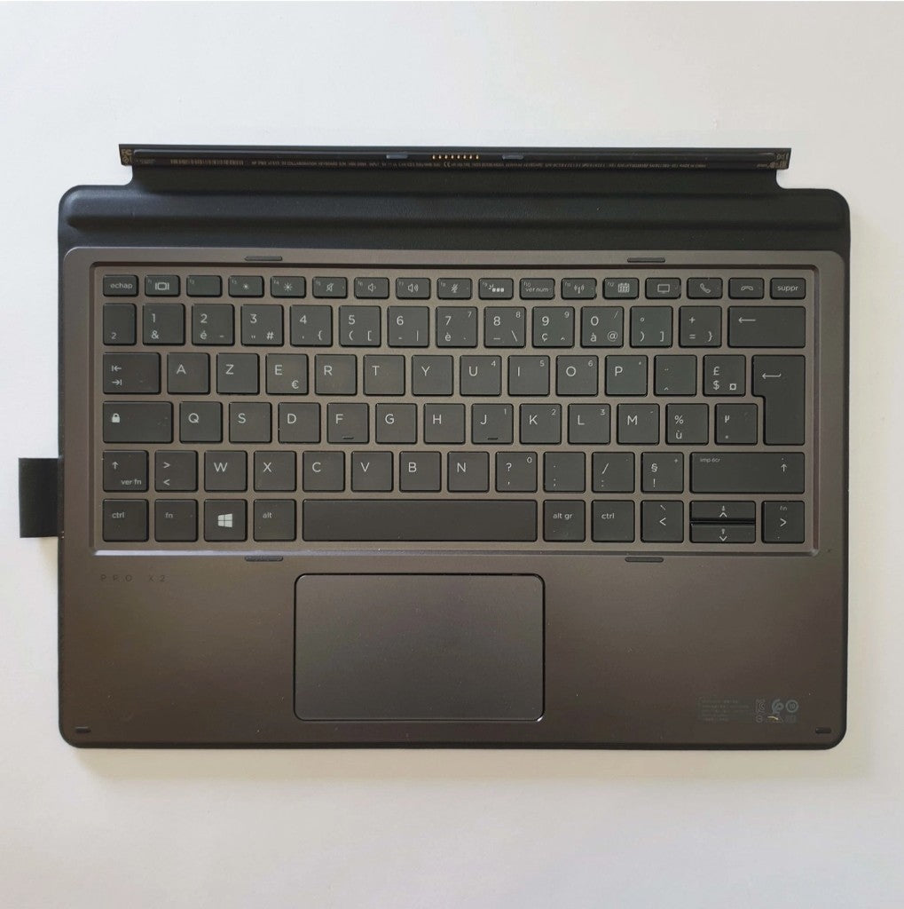 HP Elite x2 1012 G1 Tablet Tastatur AZERTY Französisch Keyboard Backlit FR