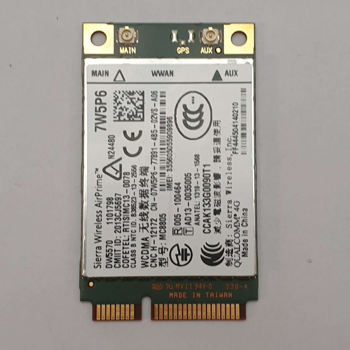 Dell Latitude E6440 WWAN 4G LTE Karte Module 7W5P6