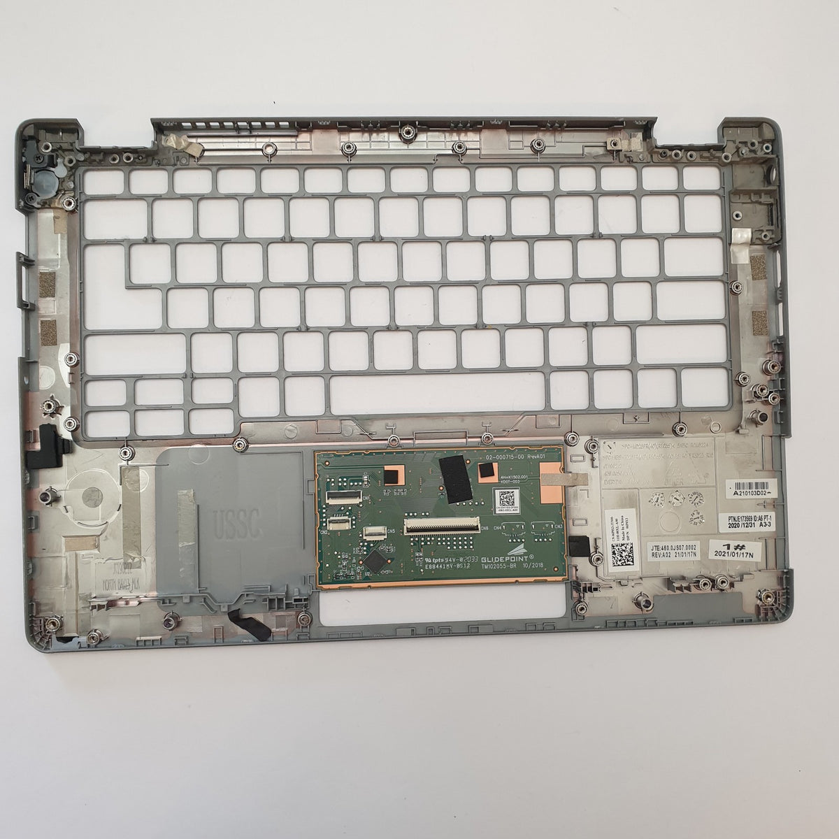Dell Latitude 5310 Handauflage Palmrest Oberteil Gehäuseteil Silber