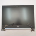 HP ProBook 440 G7 Display komplett Bildschirm LCD Cover Scharniere Silber