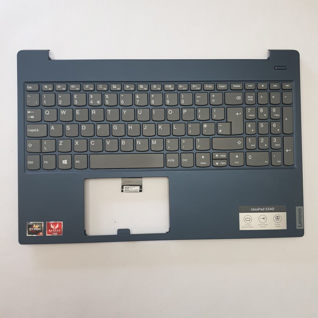 Lenovo Ideapad S340 Handauflage Tastatur Englisch UK QWERTY Palmrest Keyboard