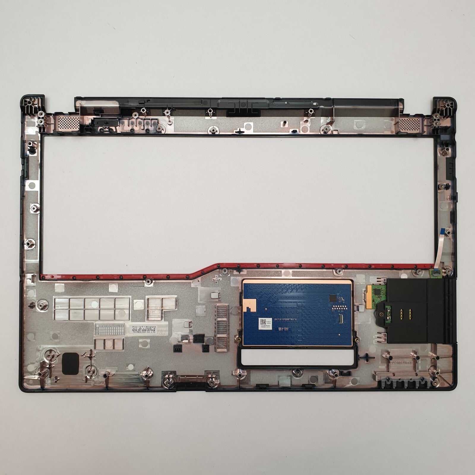 Fujitsu Lifebook E558 Gehäuse Oberseite Palmrest Tastaturrahmen Touchpad – Bild 2