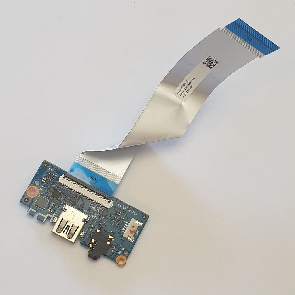 Acer Swift 1 SF114-34 I/O Board USB Audio Anschluss Platine mit Flachbandkabel