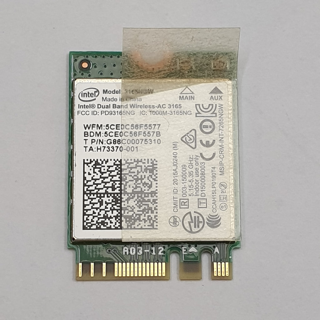 Toshiba Satellite Pro R50-C-107 WLAN Bluetooth Intel Dual Band Wireless AC 3165