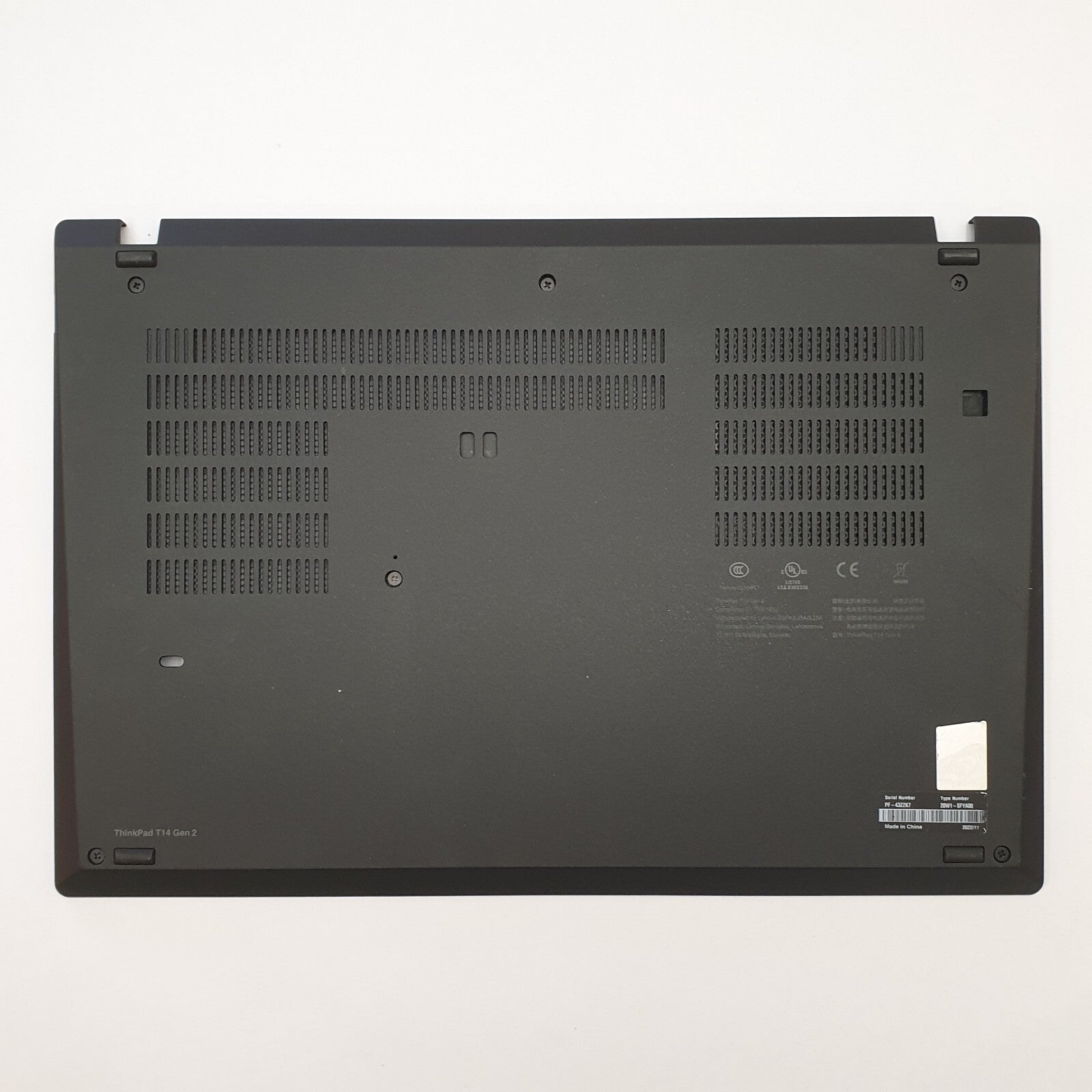 Lenovo ThinkPad T14 Gen 2 G2 Gehäuse Unterschale Unterteil Bottom Base Cover