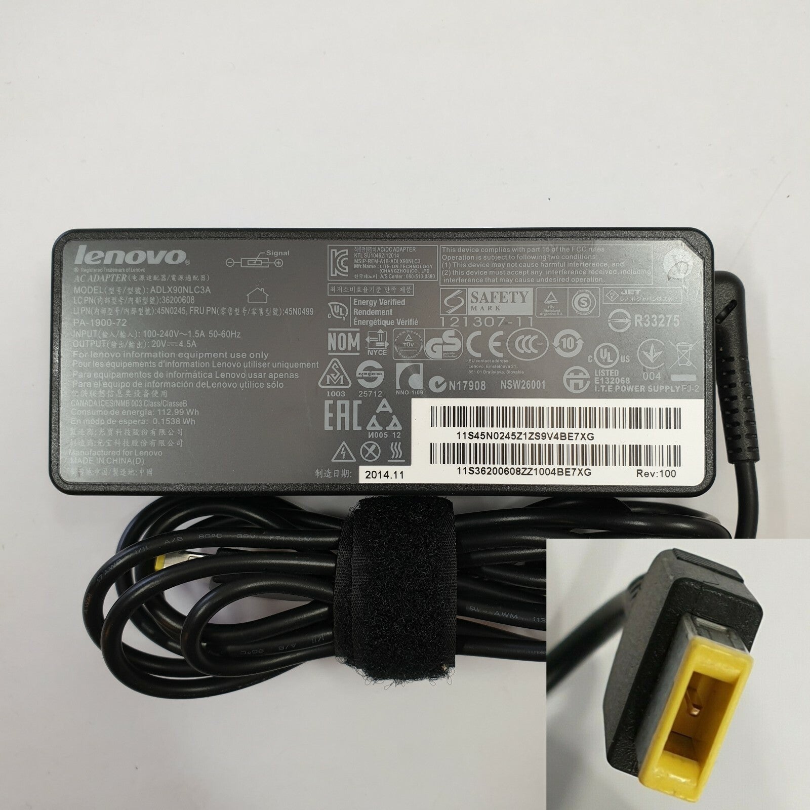 Original Lenovo ThinkPad Netzteil 90W T440 T450 T460 T540 T550 T560 eckig