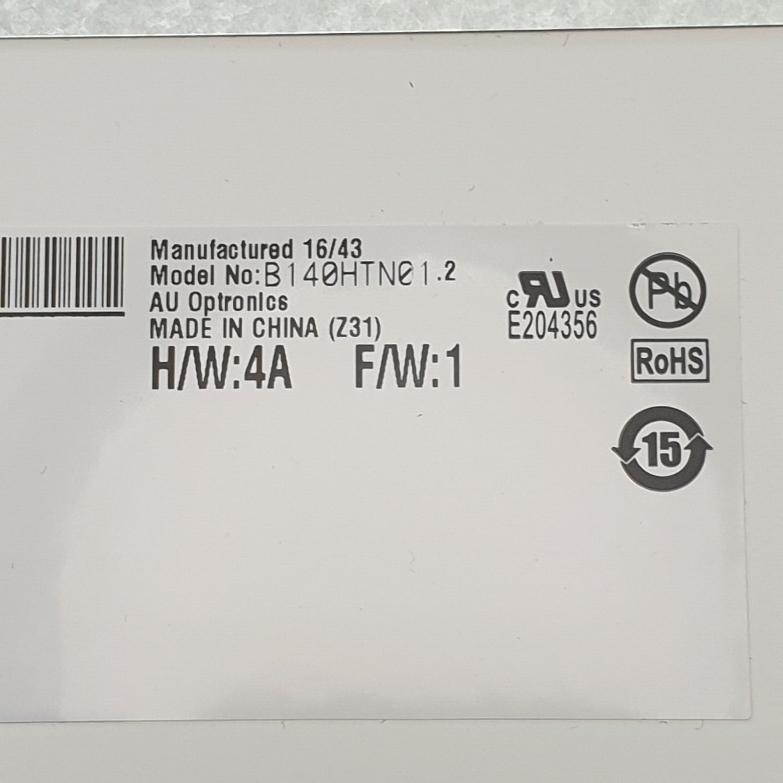 HP EliteBook 840 G3 Display 14.0" Matt FHD B140HTN01.2 Screen Panel Bildschirm – Bild 3