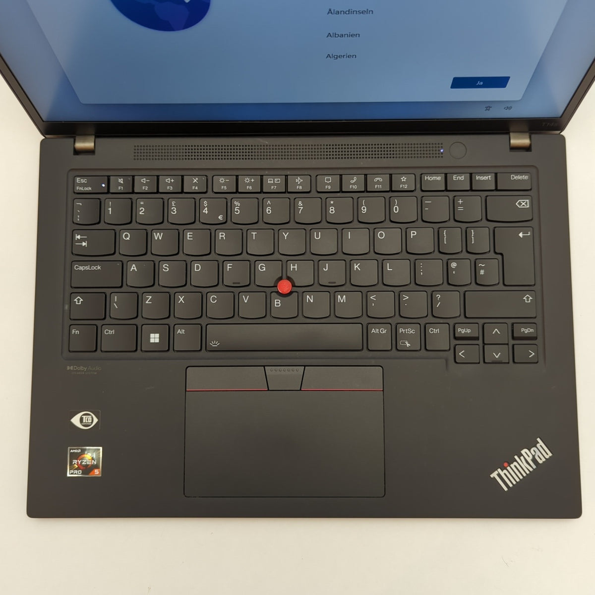 Lenovo ThinkPad T14s Gen 3 Ryzen 5 PRO 6650U 32GB 256GB SSD Touch WUXGA QWERTY