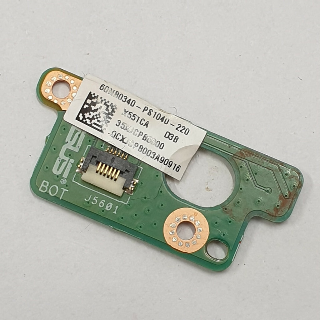 Asus X551C Powerbutton Einschaltknopf Power Button Board Platine Switch
