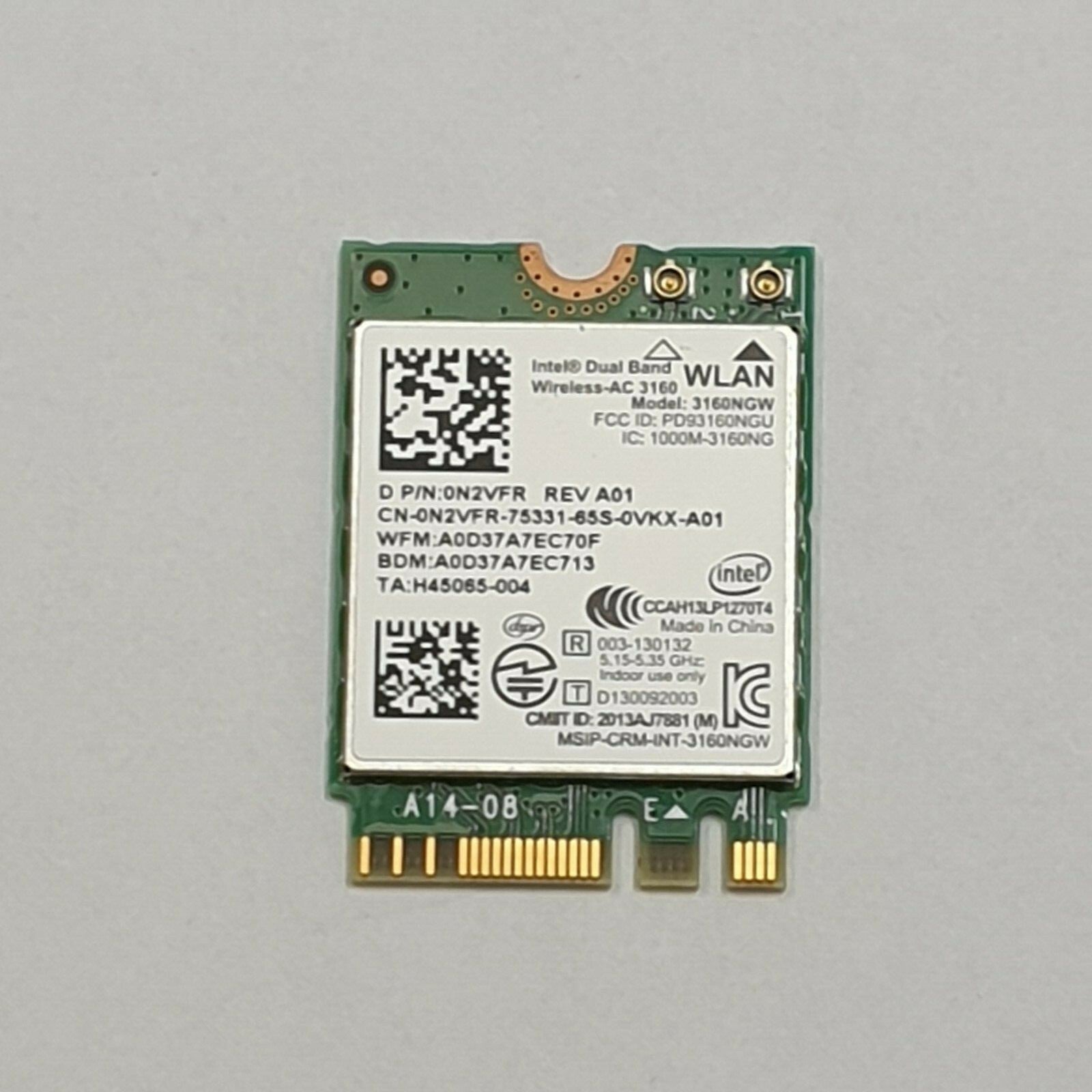 Dell Inspiron P24T WLAN Karte Wifi Card Wireless