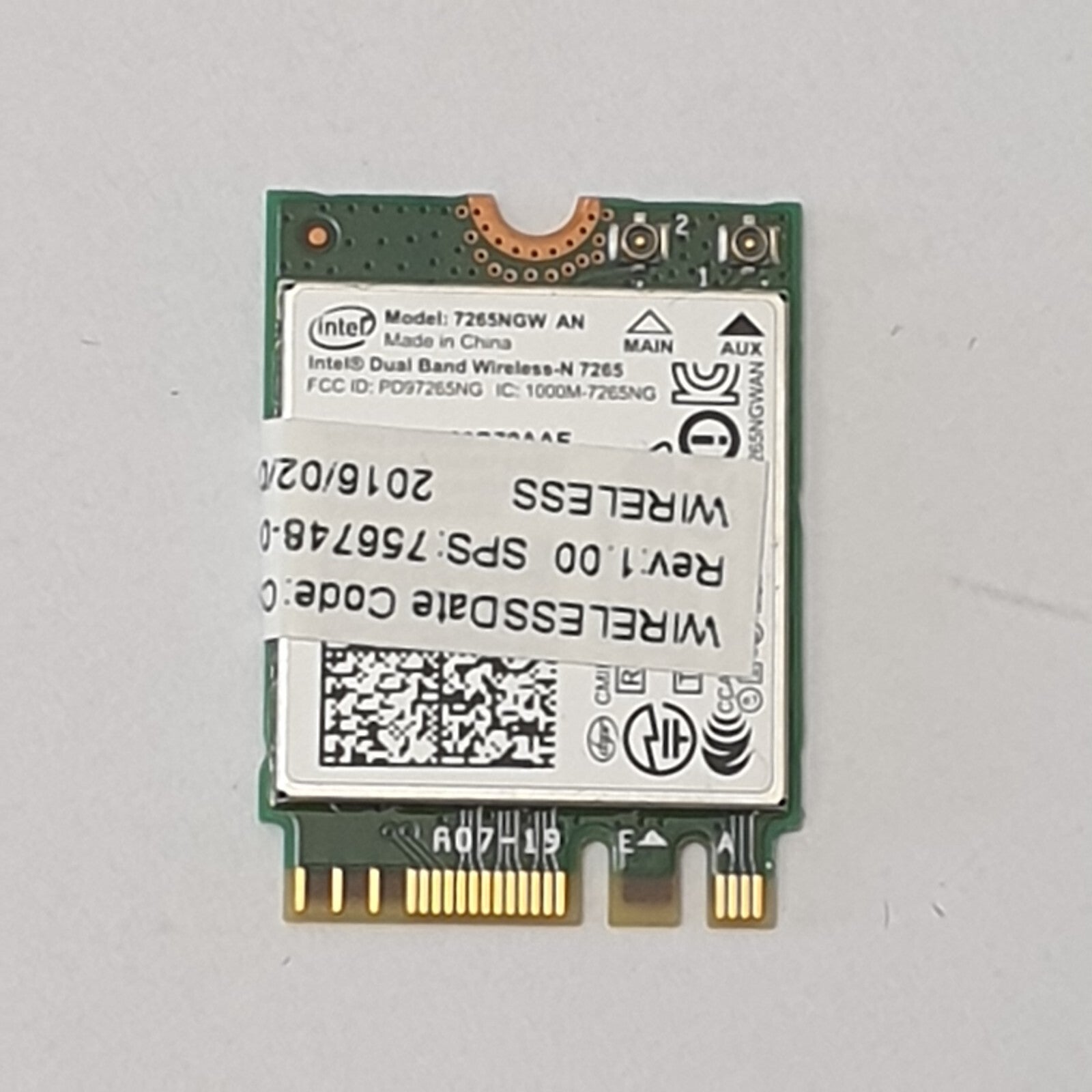 HP EliteBook 820 G2 WLAN Karte Intel 7265NGW WLAN Karte Wireless WiFi Modul