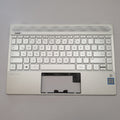 HP Pavilion Envy 13 Handauflage Tastatur Deutsch QWERTZ Backlit Palmrest Silver