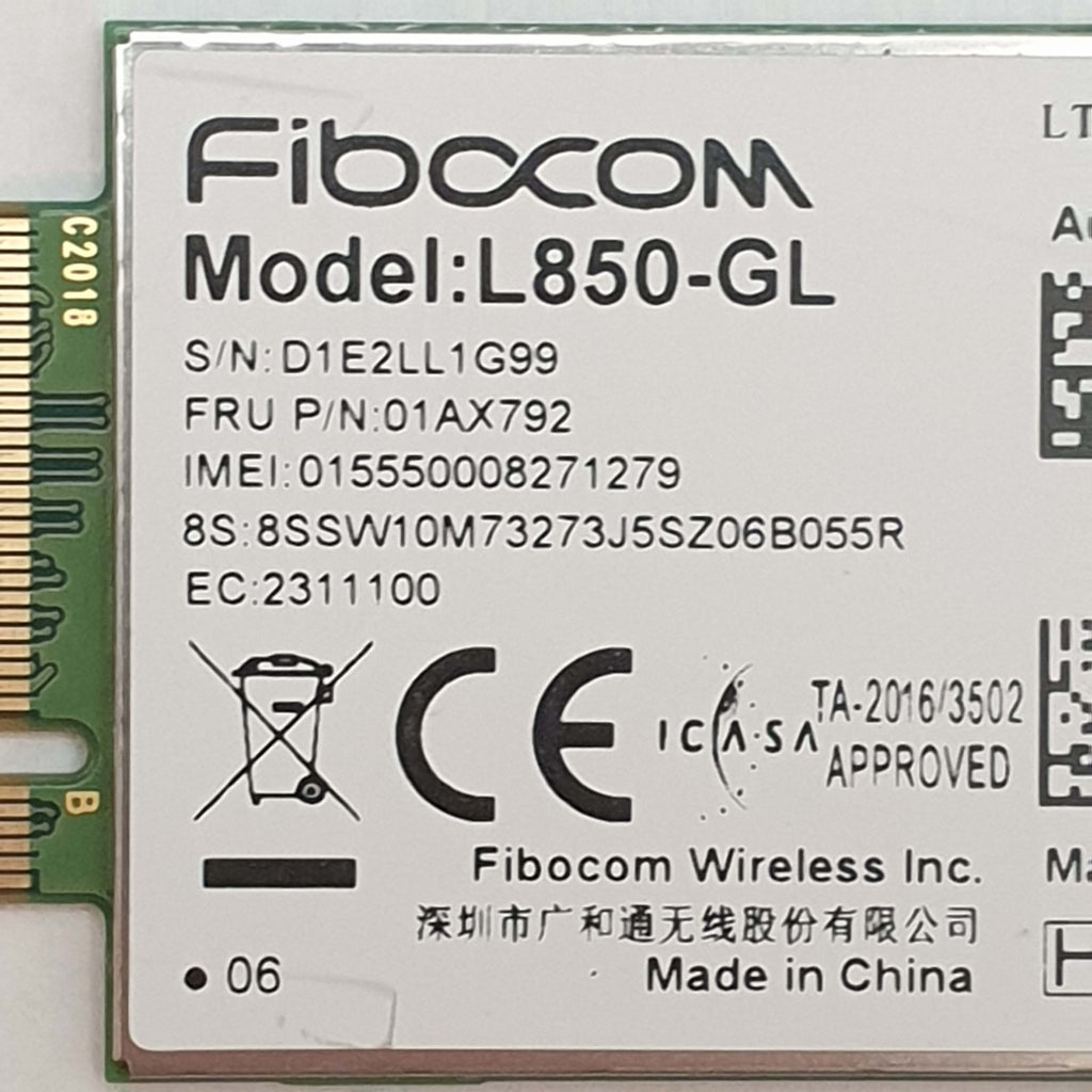 Lenovo ThinkPad T495s LTE WWAN Modul 4G LTE Card