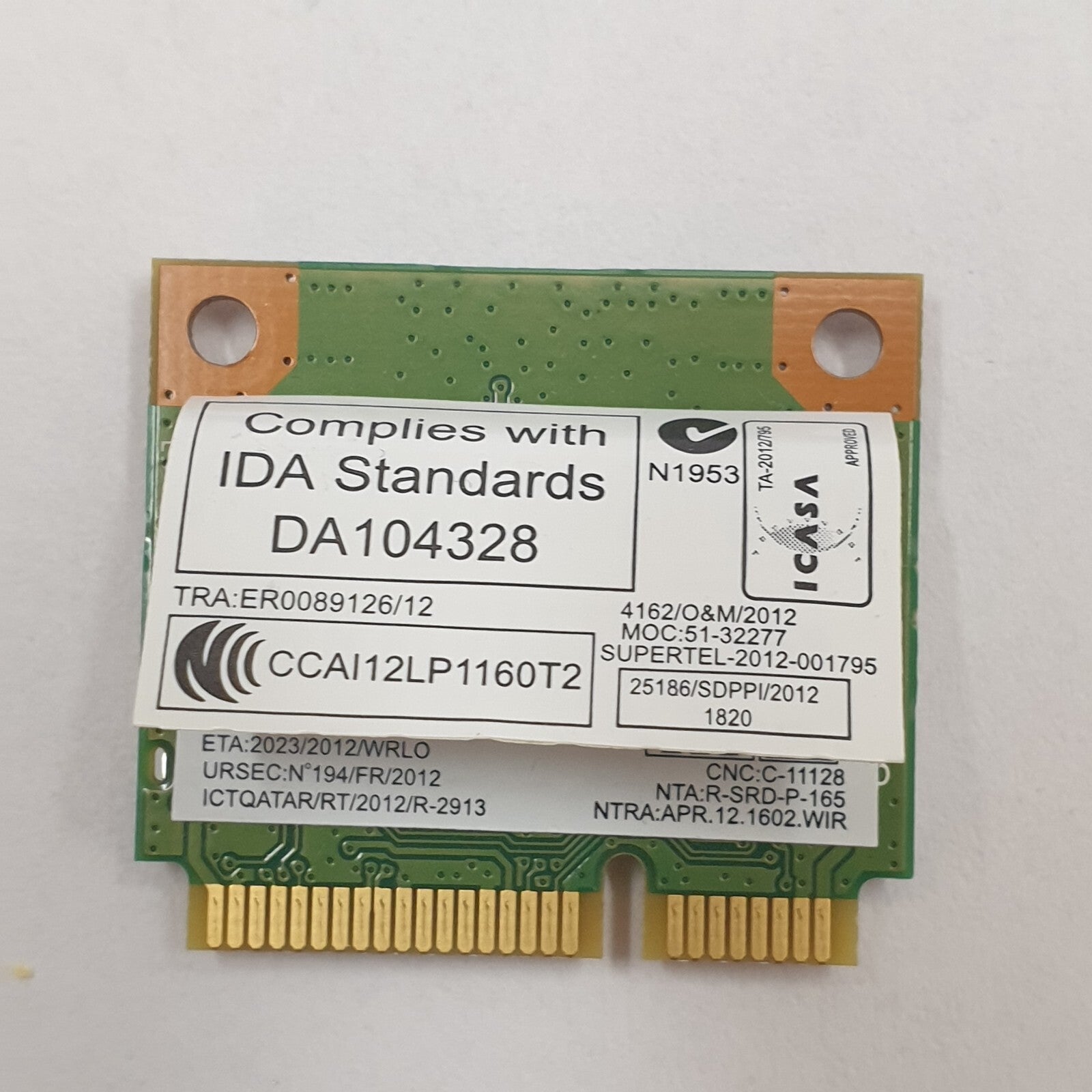 Toshiba Satellite C75-A WLAN Bluetooth Karte Qualcomm Atheros QCWB335 – Bild 2