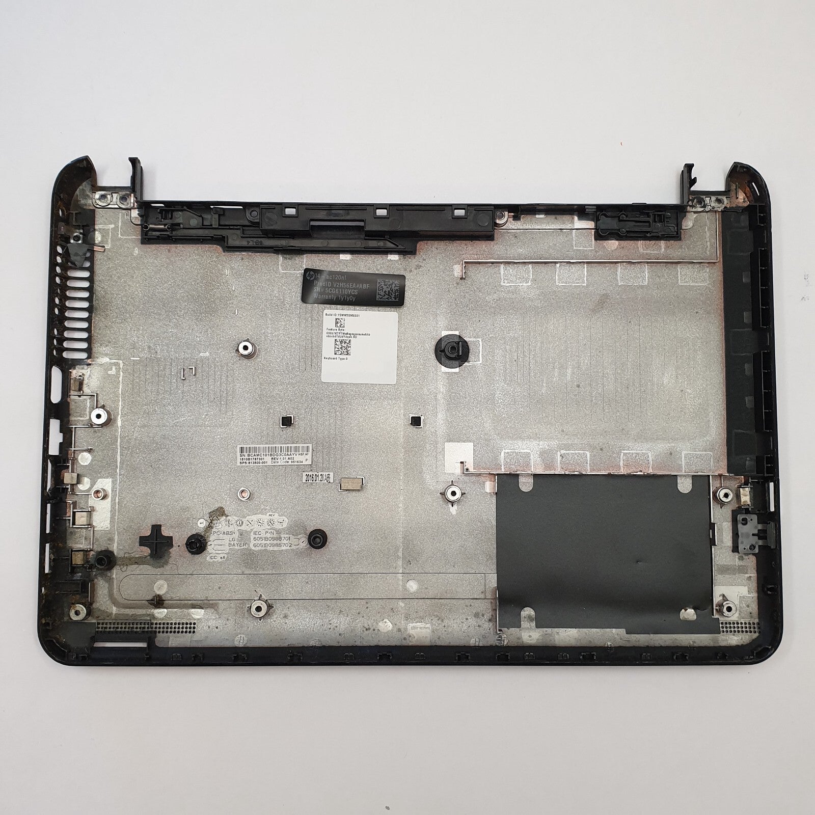 HP 14-ac Serie Unterschale Gehäuse Unterteil Bottom Base Cover – Bild 2