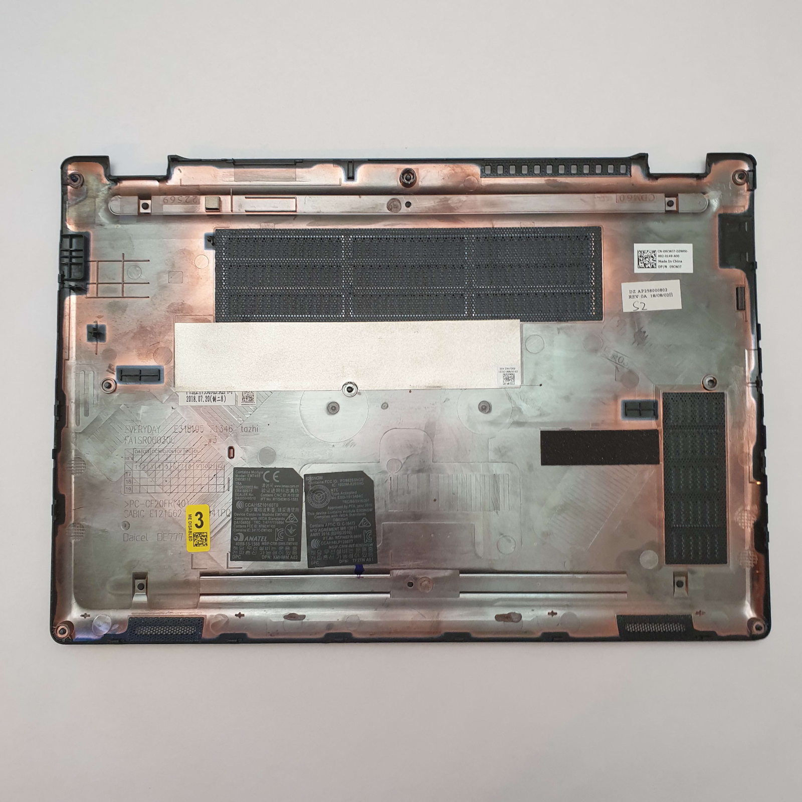 Dell Latitude 5290 Gehäuse Unterschale Unterteil Bottom Base Cover Case – Bild 2