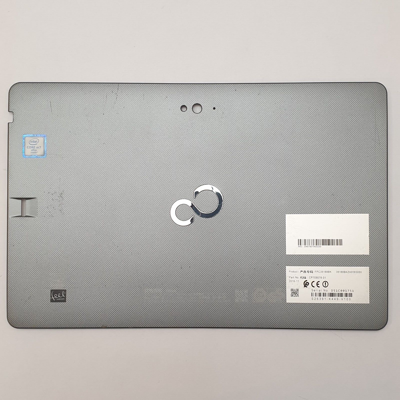 Fujitsu Stylistic Q616 Gehäuse Rückseite Back Cover Bottom Case Gehäuseteil