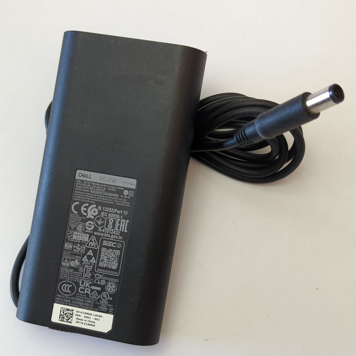 Original Dell 90W Rundstecker Netzteil Ladegerät 19,5V 4,62A EU-Schukostecker
