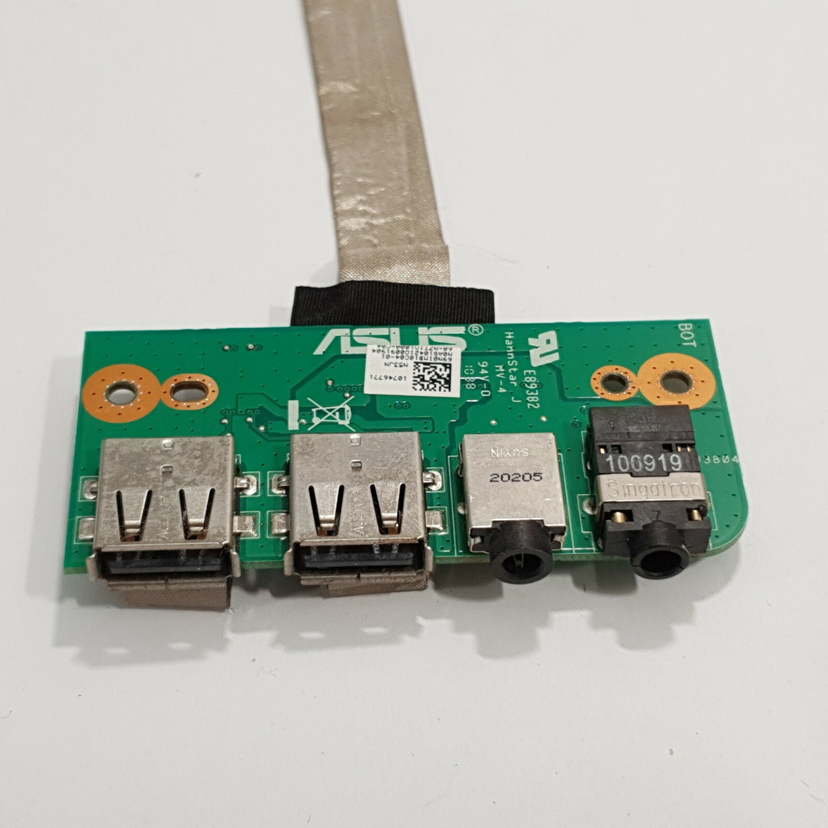 Asus N53J N53JG Audio Sound USB Board Platine I/O Board mit Kabel