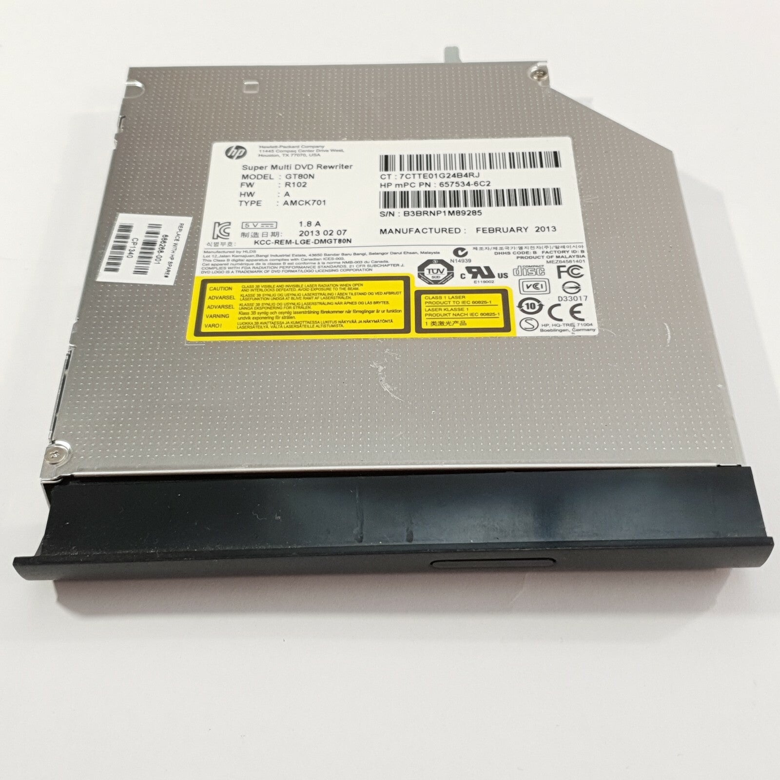 HP 650 DVD Laufwerk mit Blende Super Multi DVD Rewriter Brenner