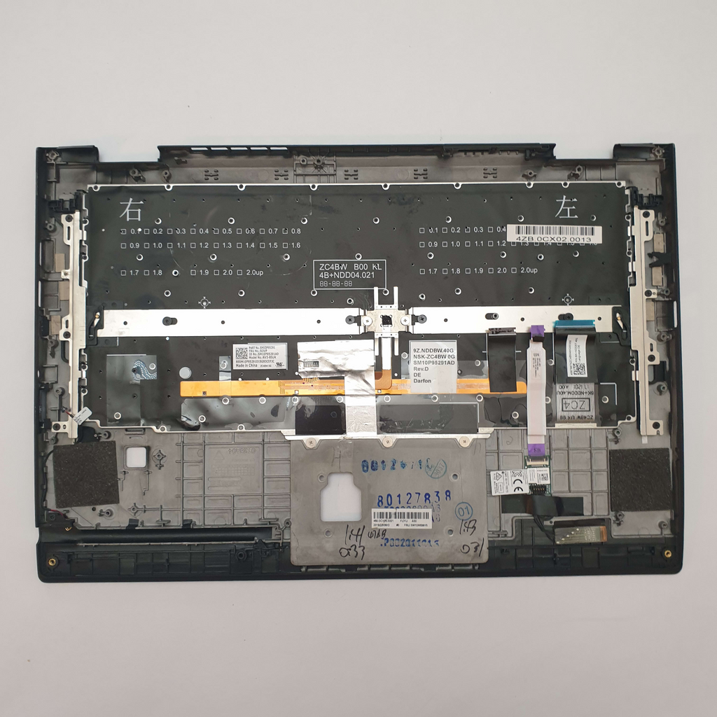 Lenovo ThinkPad X1 Yoga G3 Handauflage Tastatur Deutsch QWERTZ Palmrest Keyboard – Bild 2
