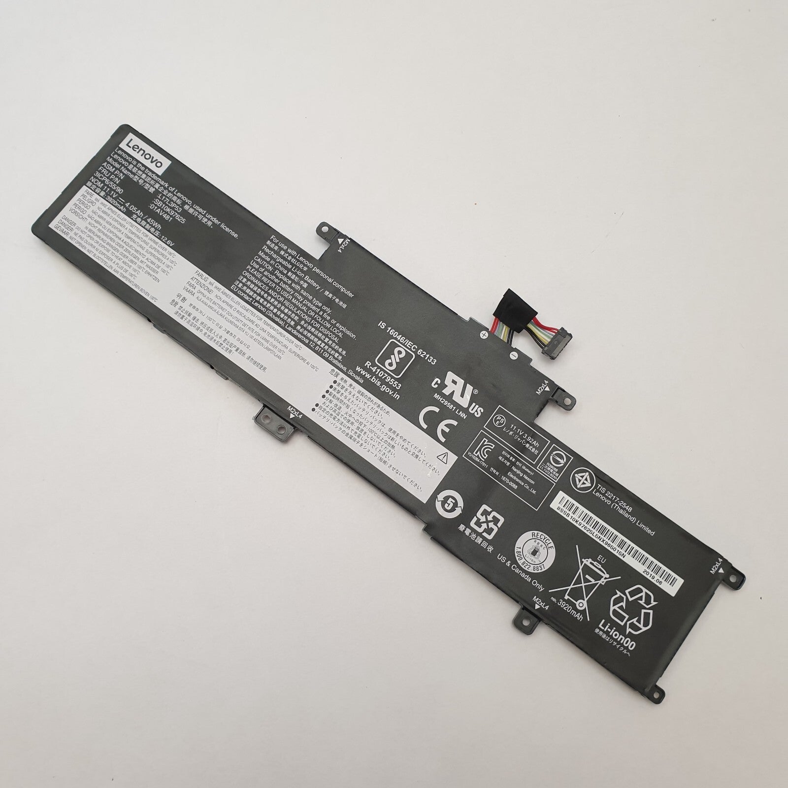 Lenovo Thinkpad Yoga L380 Original Akku 3920 Li-ion Battery Pack *13