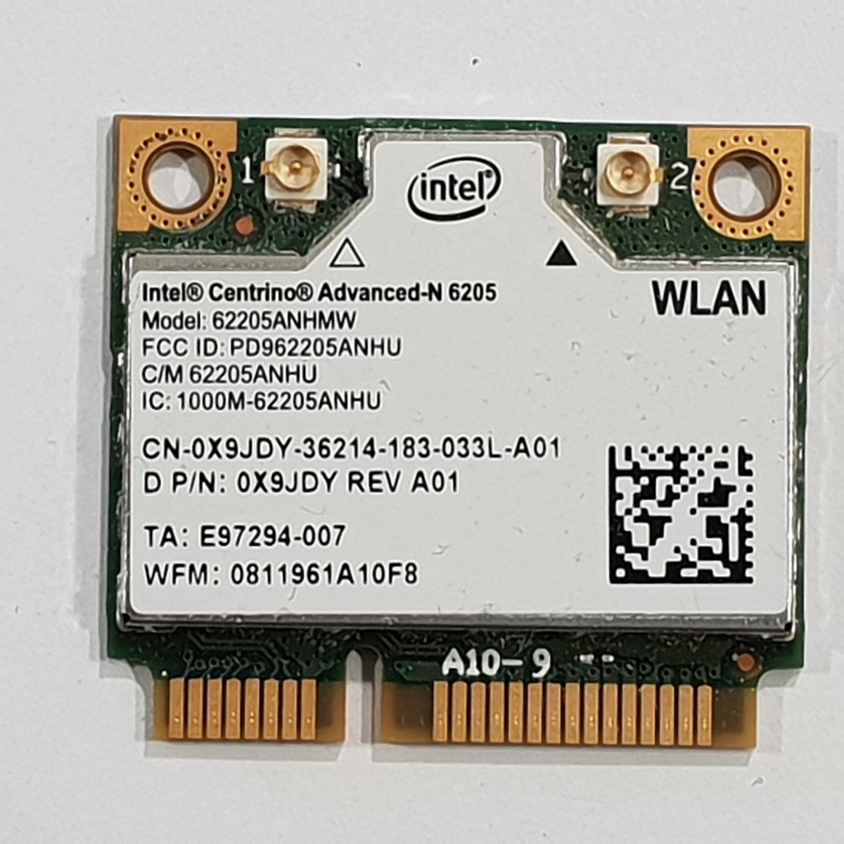 Dell Latitude E5420 WLAN Karte Wifi Intel Centrino Advanced-N 6205 WLAN Karte