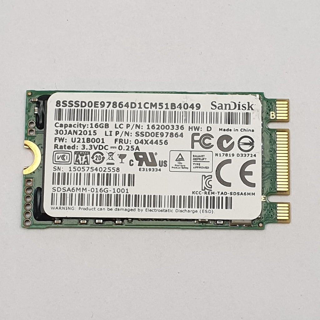 Lenovo ThinkPad Yoga S1 16GB M.2 Festplatte SATA interne SSD 2242