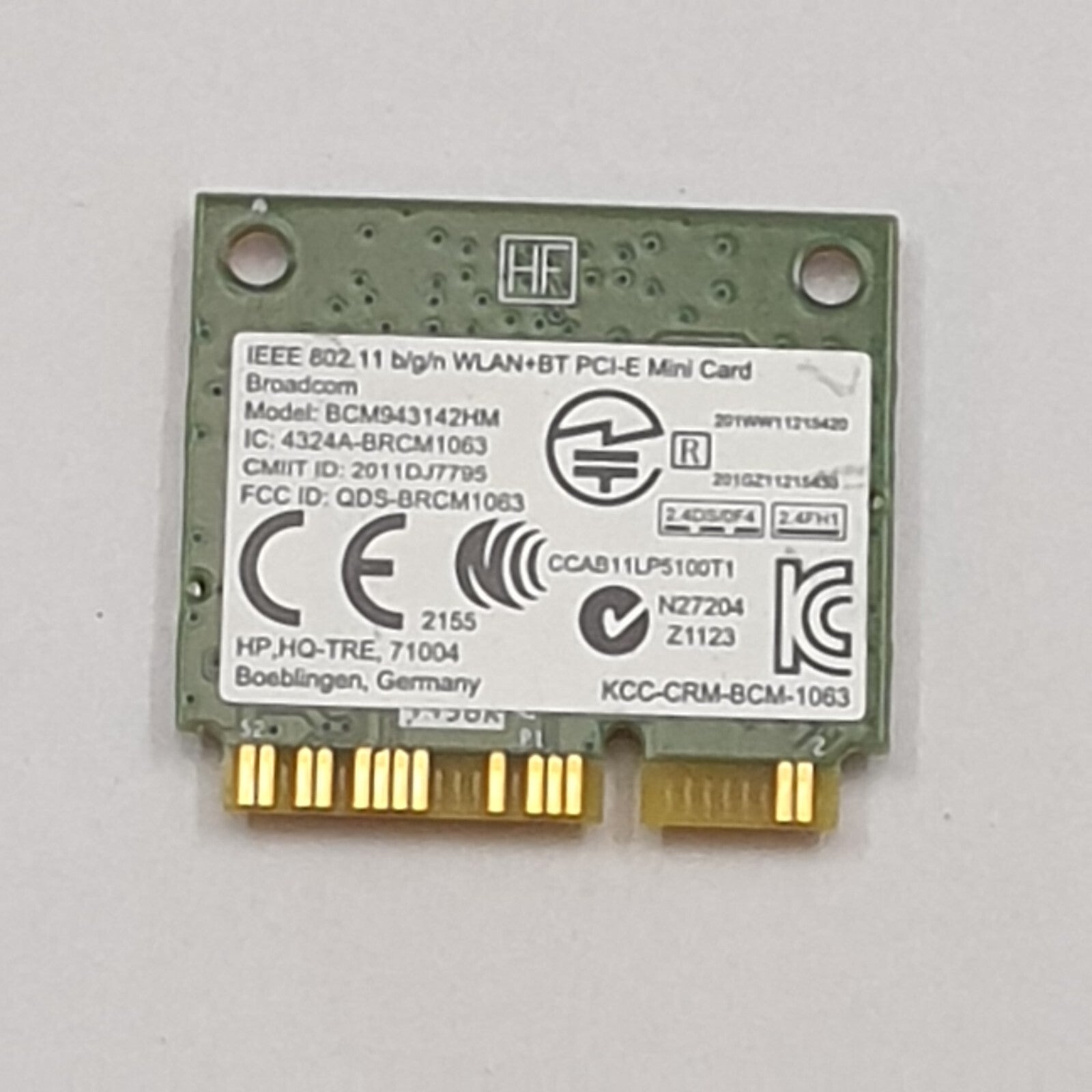 HP Pavilion 17-F WLAN Karte Wifi Broadcom BCM943142HM WLAN Bluetooth Modul – Bild 2