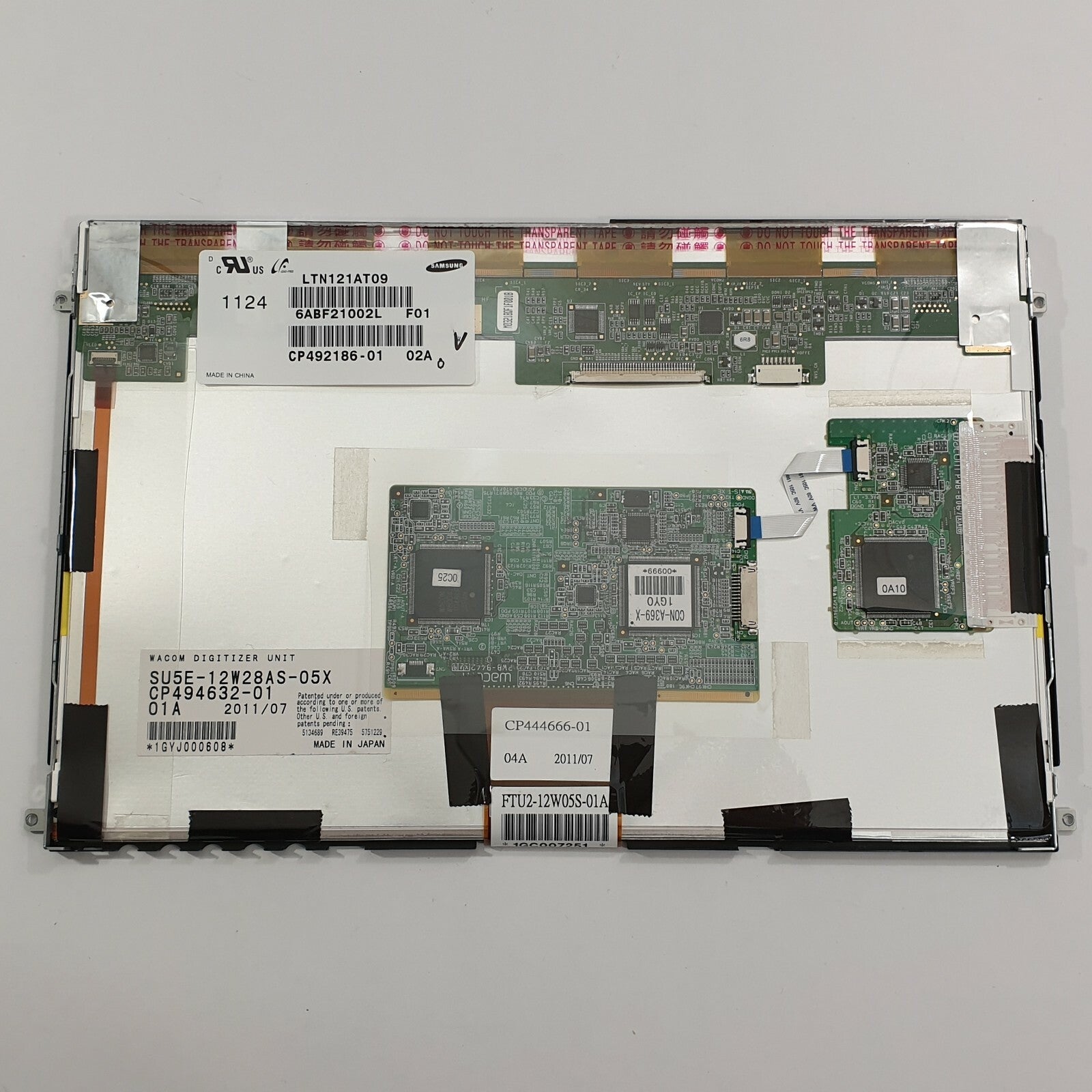 Fujitsu Lifebook T730 WXGA Display 12,1" LTN121AT09 Touch Panel LCD Bildschirm – Bild 2