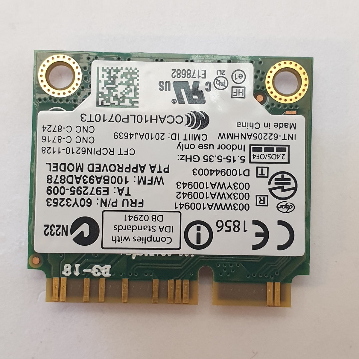 Lenovo ThinkPad T420 WLAN Karte WiFi Wireless Modul Half Mini PCIe