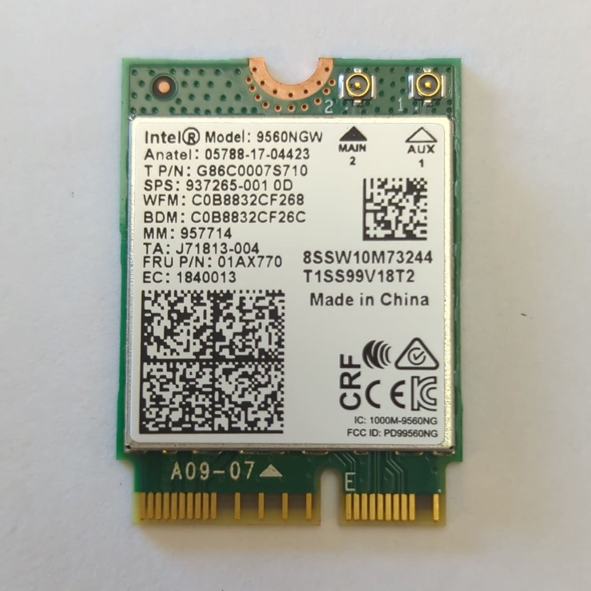 Lenovo ThinkPad L390 WLAN Karte Wi-Fi Modul Wireless Card