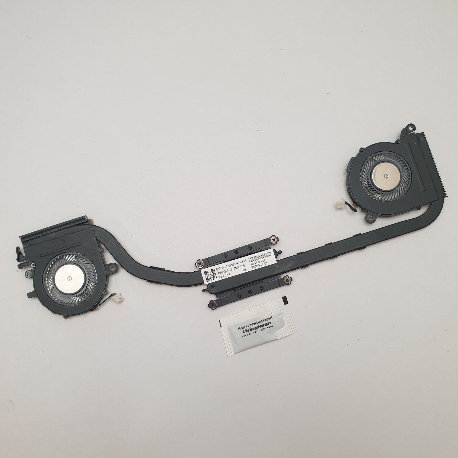 HP EliteBook Folio 1040 G3 CPU Kühler Lüfter Heatsink Fan Wärmeleitpaste