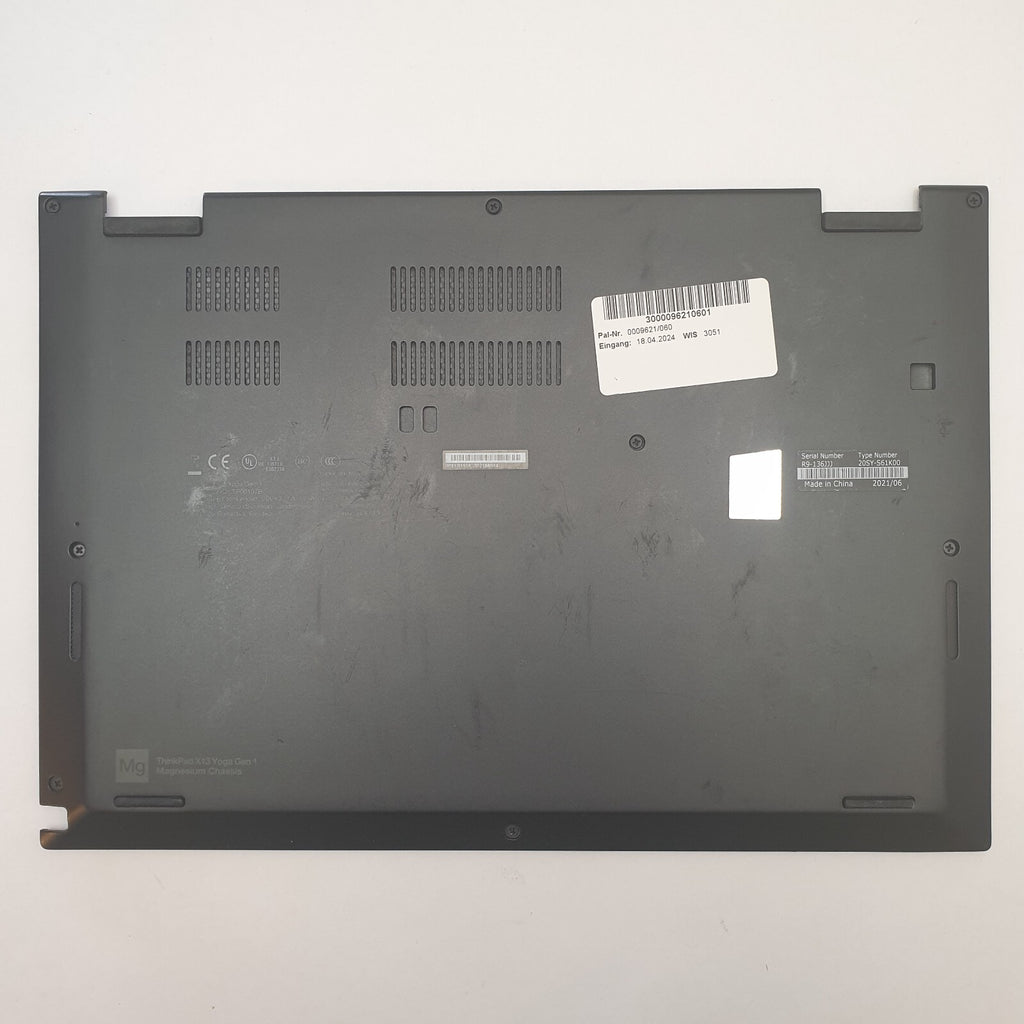 Lenovo Thinkpad X13 Yoga G1 Gehäuse Unterschale Unterteil Bottom Base Cover Case