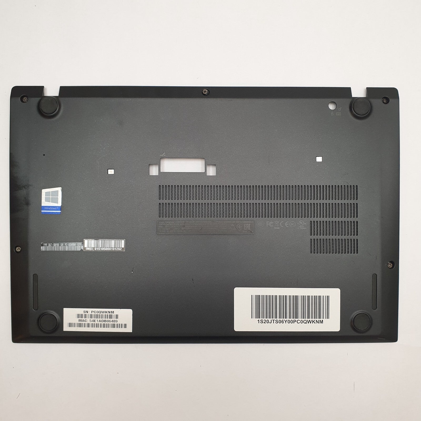 Lenovo ThinkPad T470s Gehäuse Unterschale Unterteil Bottom Base Cover Ersatzteil