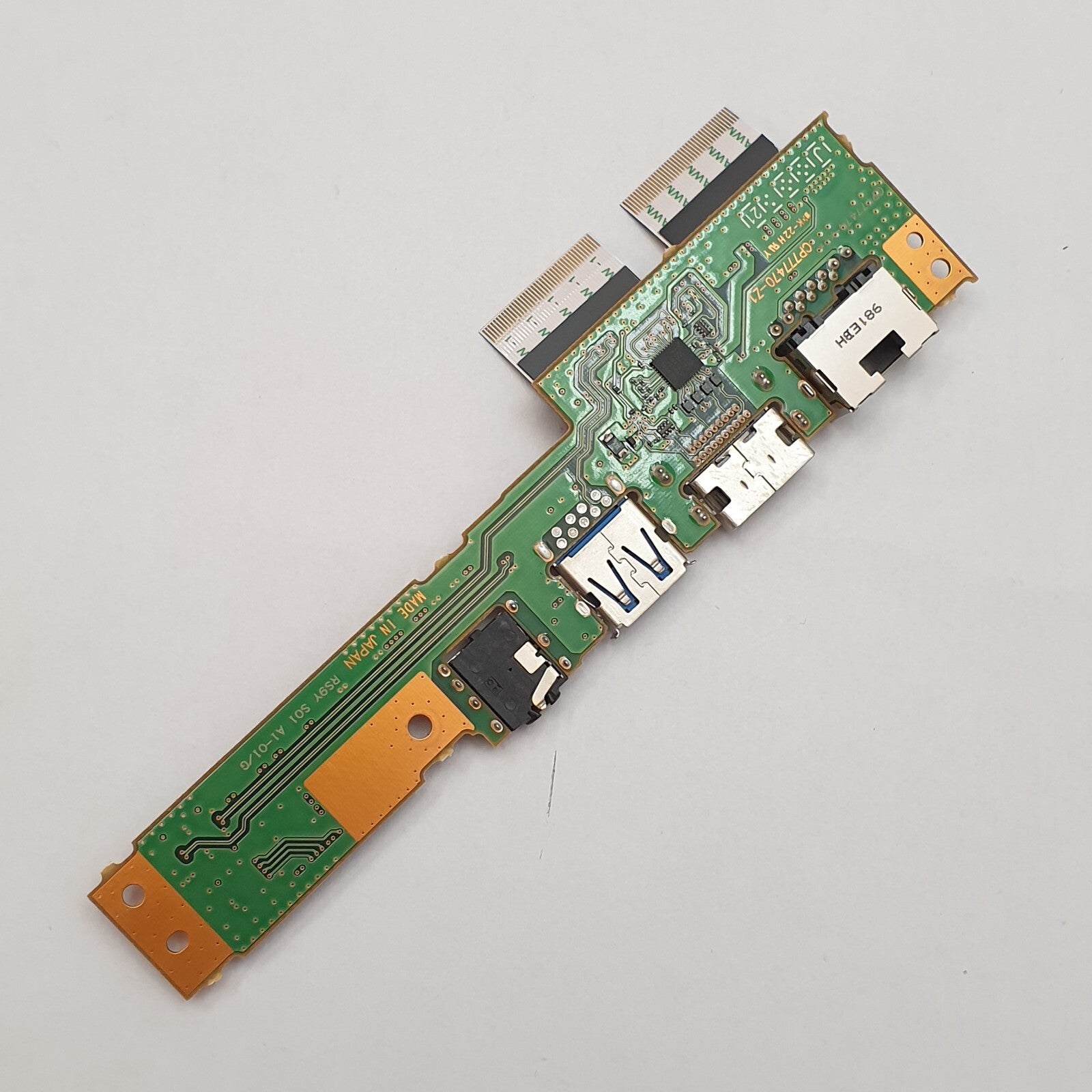 Fujitsu Lifebook U749 LAN USB Audio I/O Board USB LAN Audio Platine Connector – Bild 2