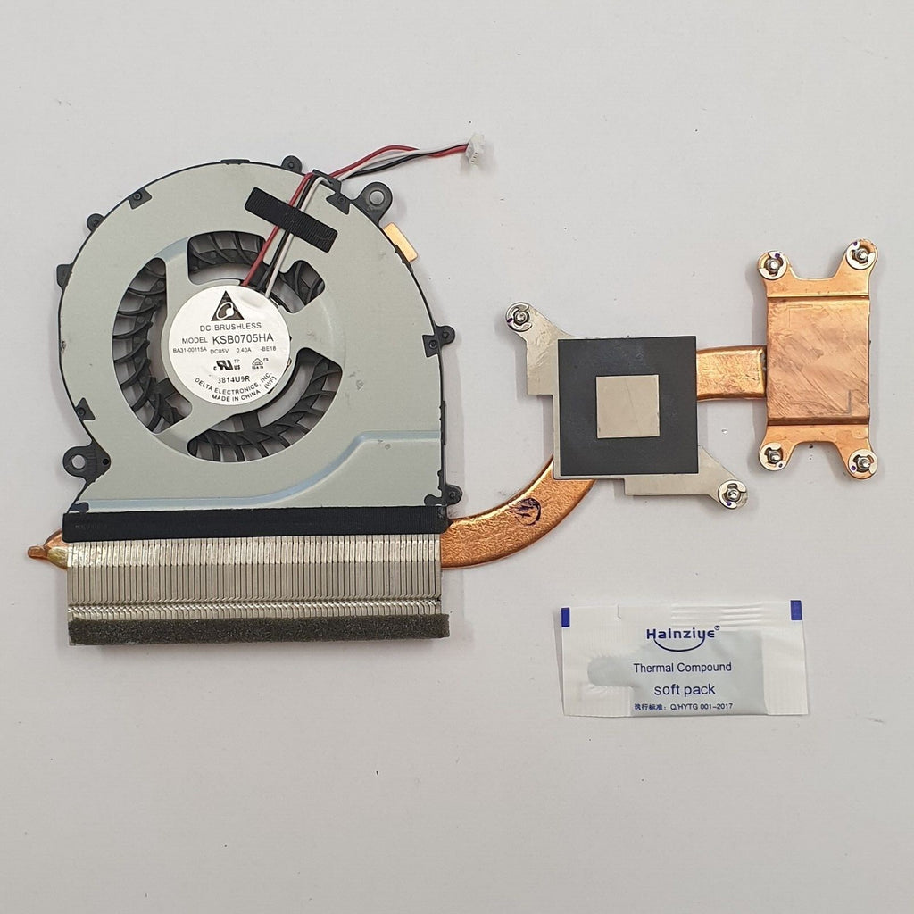 Samsung R470 NP470R5E Kühler Lüfter Heatsink Fan mit Wärmeleitpaste – Bild 2