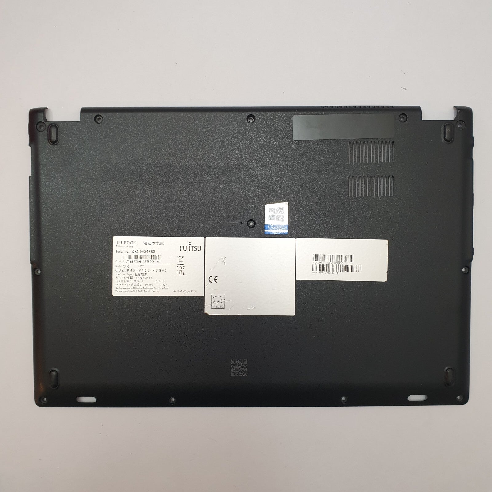 Fujitsu Lifebook U937 Gehäuse Unterschale Unterteil Bottom Base Cover Ersatzteil