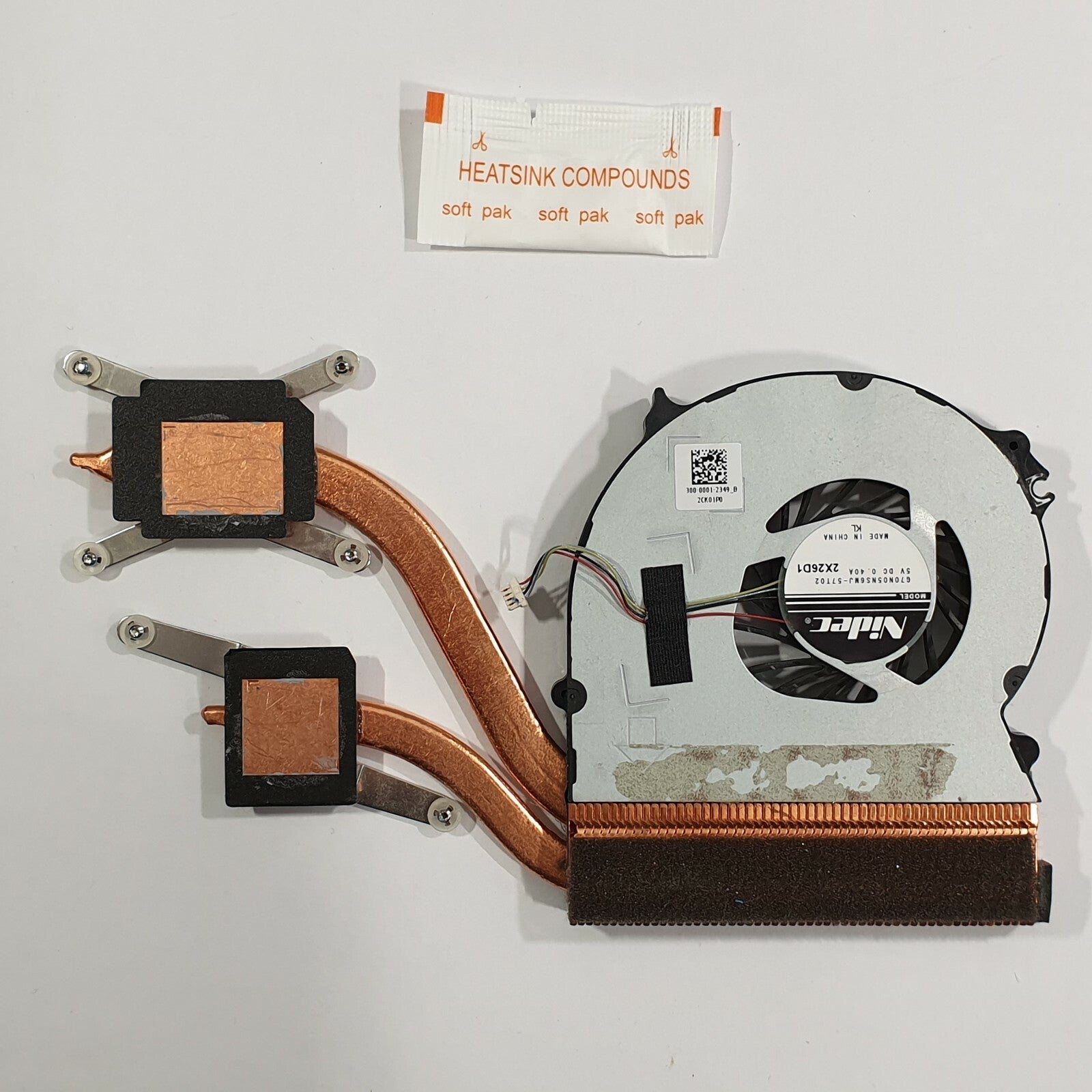 Sony Vaio SVS1313K1EW Kühler Heatsink mit Lüfter Fan und Wärmeleitpaste – Bild 2