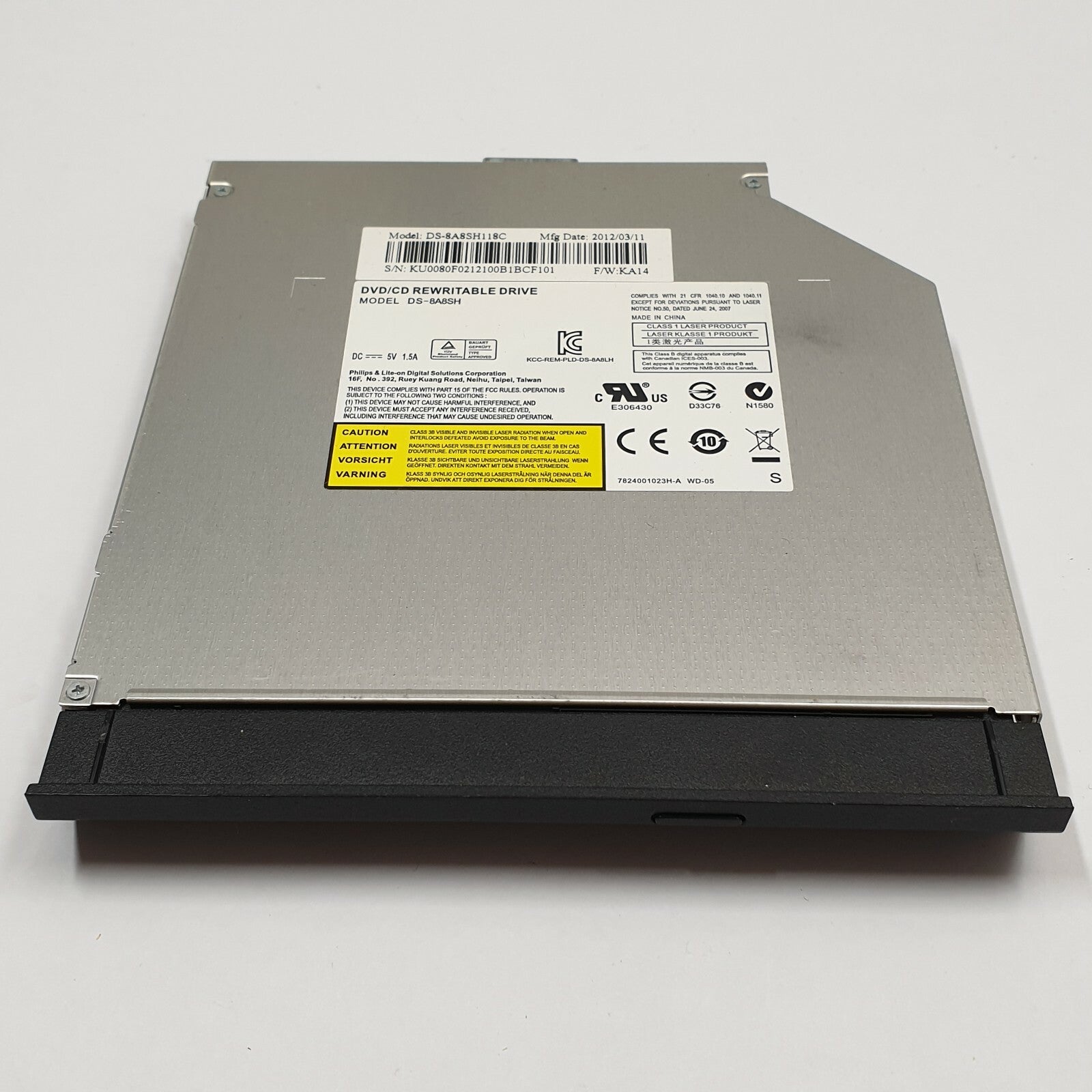 Acer Aspire 5733Z DVD Laufwerk Brenner SATA Optisches Laufwerk DVD RW Drive