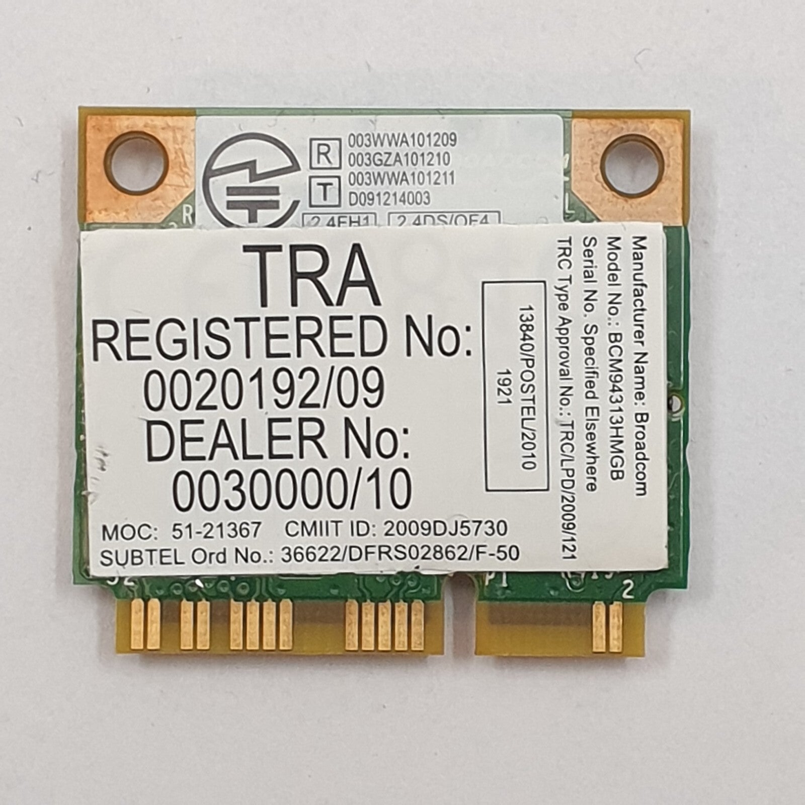 Lenovo ThinkPad Edge E135 E130 WLAN Karte Broadcom BCM94313HMG WiFi Modul – Bild 2