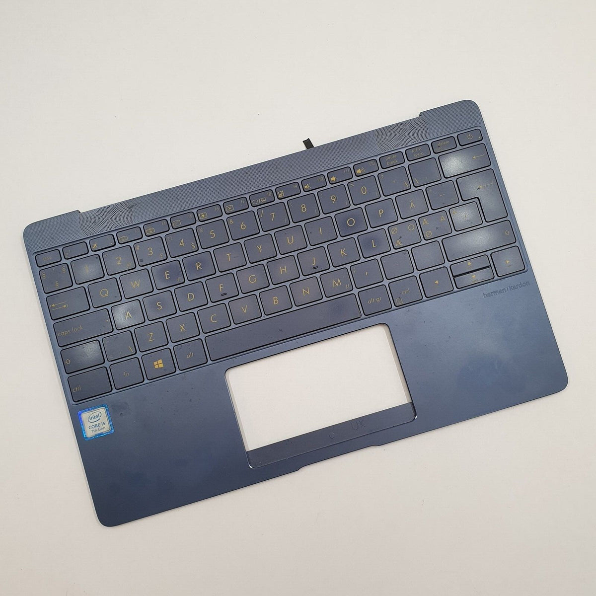 Asus ZenBook 3 UX390U Handauflage Tastatur Nordic QWERTY Palmrest Keyboard