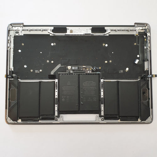 Apple MacBook Pro 13" A1989 2019 Handauflage + Akku ! Tastatur Deutsch Palm Rest – Bild 2