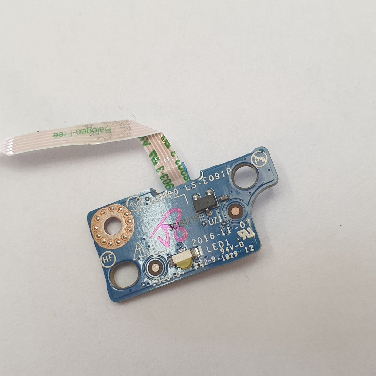 Dell Latitude 5590 LED Statusanzeige Platine Board mit Kabel