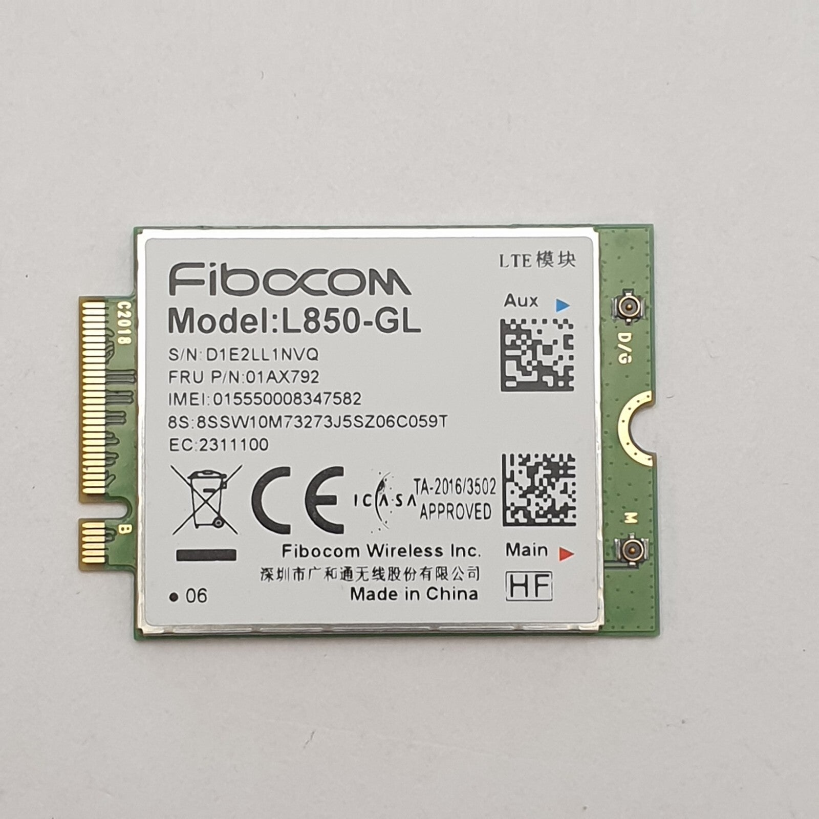 Lenovo Thinkpad T495 WWAN Karte 4G Modul UMTS Card