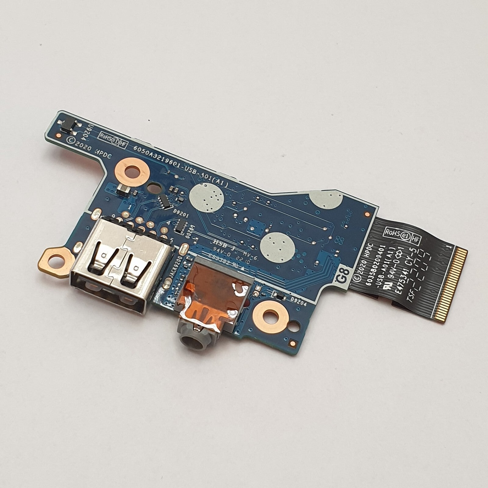 HP EliteBook 850 G8 USB Audio Platine Board USB Buchse Audio Klinke – Bild 2