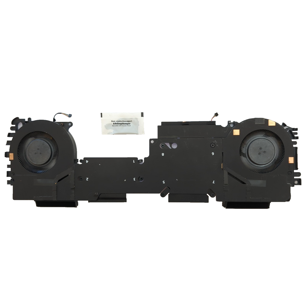 HP ZBook Fury 15 G8 Kühler Lüfter mit Wärmeleitpaste Heatsink Cooling Fan
